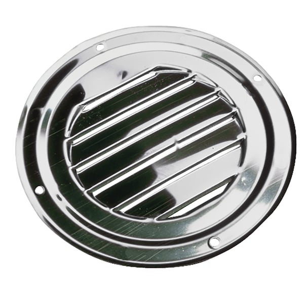 Sea-Dog Stainless Steel Round Louvered Vent - 4" 331424-1 - main